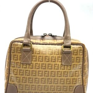 Fendi Brown and Tan Monogram Handbag